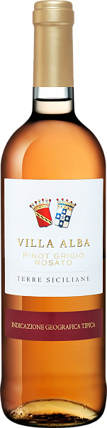 Вино Villa Alba Pinot Grigio Rosato Terre Siciliane IGT Botter , 0.75 л