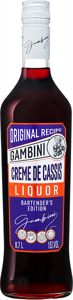 Gambini Crème De Cassis , 0.7 л