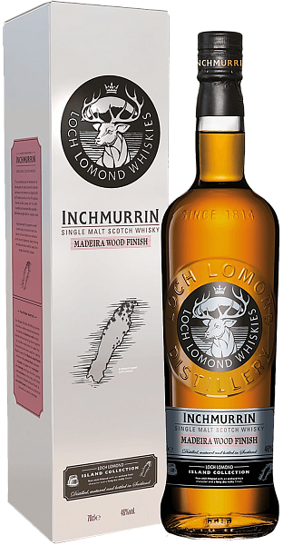 Виски Inchmurrin Madeira Wood Finish Single Malt Scotch Whisky (gift box), 0.7 л