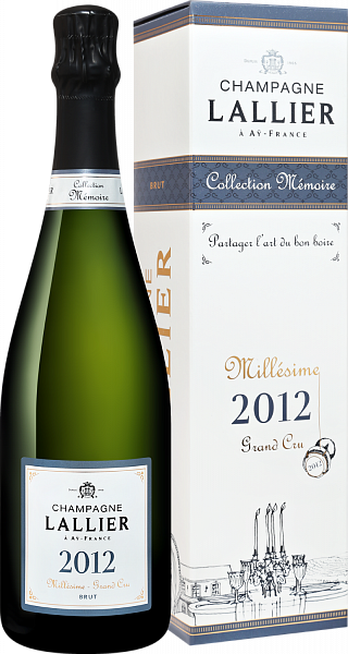 Lallier Millesime Brut Grand Cru Champagne AOC (gift box), 0.75 л