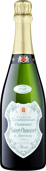 Шампанское Champagne Saint-Chamant Cuvee de Chardonnay Millesime Blanc de Blancs Brut Champagne AOC, 0.75 л