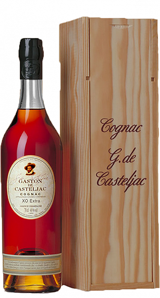 Коньяк Gaston de Casteljac XO Extra Grande Champagne (in wooden box), 0.7 л