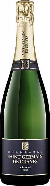 Шампанское Saint Germain de Crayes Reserve Champagne АОC Brut, 0.75 л