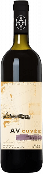 Вино AV Cuvee Pinot Noir-Kefesiya-Merlot Crimea Alma Valley , 0.75 л