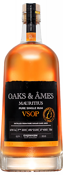 Ром Oaks & Ames Pure Single Rum VSOP (gift box), 0.7 л