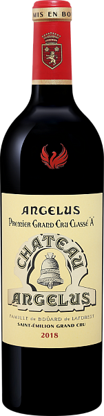 Вино Chateau Angelus Saint-Emilion Grand Cru АОС, 0.75 л
