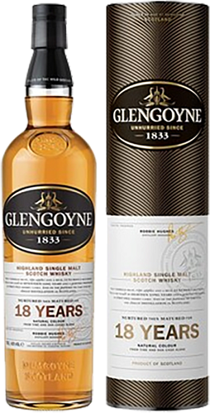Виски Glengoyne Highland Single Malt Scotch Whisky 18 y.o. (gift box), 0.7 л