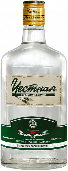 Водка Chestnaya, 0.5 л