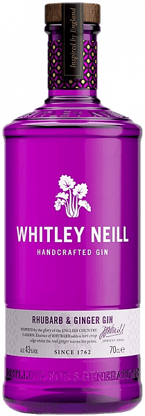 Whitley Neill Rhubarb & Ginger Gin, 0.7 л