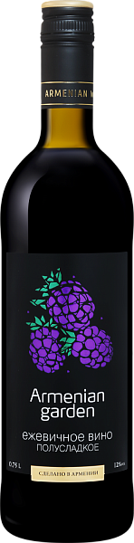 Фруктовое вино Armenian Garden Blackberry Oktemberyanskiy Wine and Brandy Factory, 0.75 л в Сочи