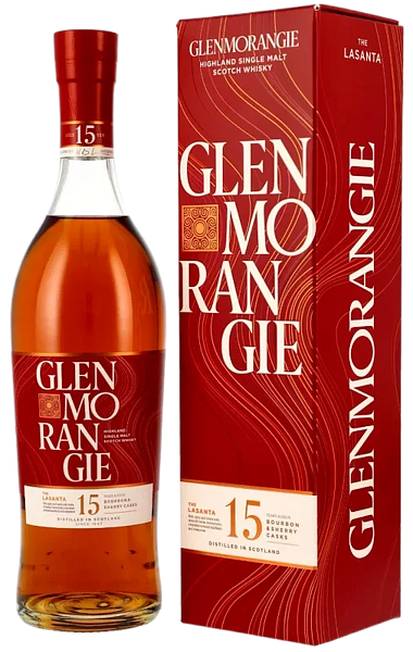 Виски Glenmorangie Lasanta 12 y.o. single malt scotch whisky (Подарочная упаковка), 0.7 л в Воронеже