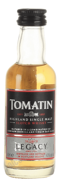 Виски Tomatin Legacy Highland Single Malt Scotch Whisky , 0.05 л