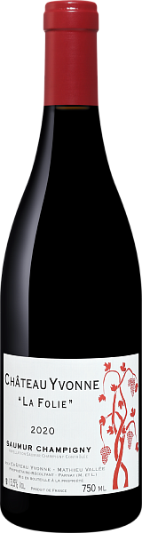 Вино La Folie Saumur Champigny AOC Chateau Yvonne, 0.75 л в Курске