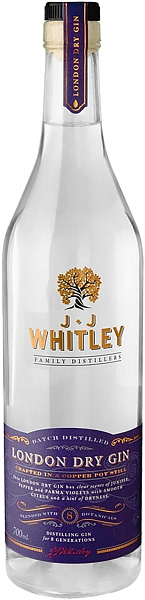 Джин J.J. Whitley Blue London Dry Gin, 0.7 л