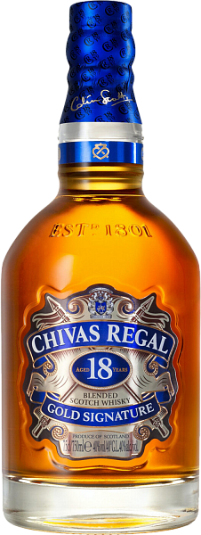 Виски Chivas Regal Blended Scotch Whisky 18 y.o. , 0.75 л