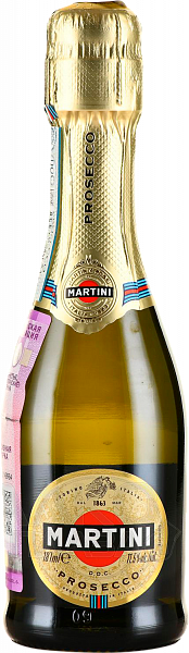 Сухое игристое вино Martini Prosecco DOC, 0.187 л