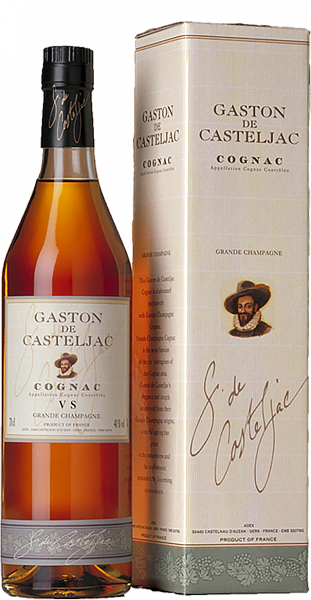 Коньяк Gaston de Casteljac VS Grande Champagne (gift box), 0.7 л