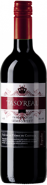 Вино Taso Real Tempranillo Semisweet Bodegas del Saz, 0.75 л