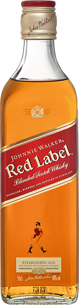 Johnnie Walker Red Label Blended Scotch Whisky, 0.5 л