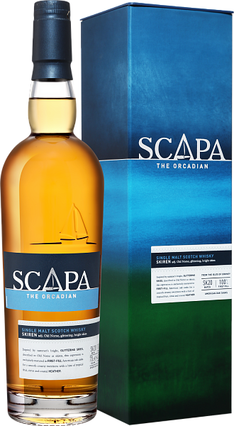 Виски Scapa The Orcadian Skiren Single Malt Scotch Whisky (gift box), 0.7 л