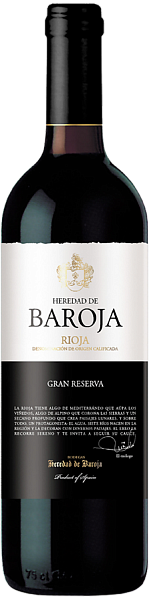 Вино Heredad de Baroja Gran Reserva Rioja DOCa, 0.75 л