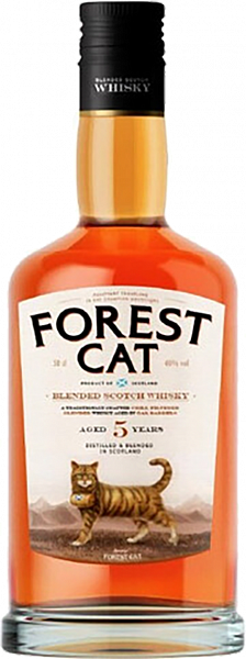 Виски Forest Cat Blended Whisky, 0.5 л