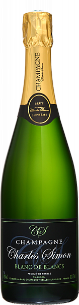 Шампанское Charles Simon Blanc de Blancs Brut Champagne AOC, 0.75 л