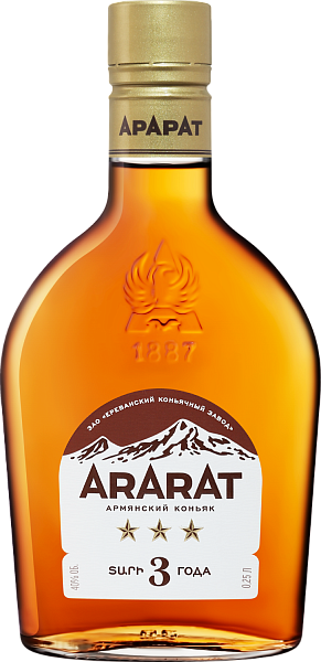Коньяк ARARAT 3 y.o., 0.25 л