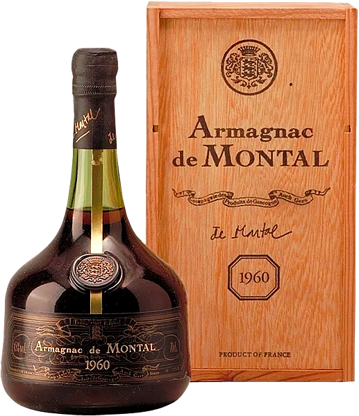 Арманьяк Armagnac de Montal 1960 Bas Armagnac (gift box), 0.7 л