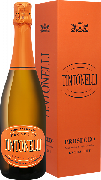 Игристое вино Tintonelli Prosecco DOC Spumante Extra Dry San Matteo (gift box), 0.75 л