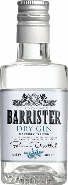 Barrister Dry Gin, 0.05 л