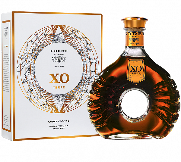 Godet Cognac XO Terre (gift box), 0.7 л