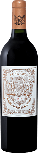Вино Chateau Pichon-Longueville au Baron de Pichon-Longueville Grand Cru Classe Paulliac AOC, 0.75 л