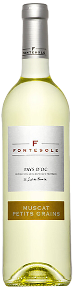 Вино Fontesole Muscat Petits Grains Pays d'Oc IGP Les Vignerons de Fontes, 0.75 л