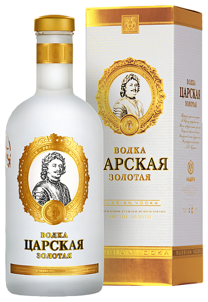 Водка Tsarskaya Gold (gift box), 0.7 л