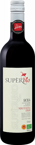 Вино Superbio Nero d’Avola Syrah Sicilia DOC Vinicola Decordi, 0.75 л