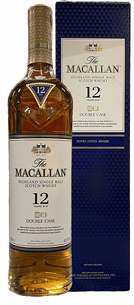 Macallan Double Cask Highland Single Malt Scotch Whisky 12 y.o. (gift box), 0.7 л