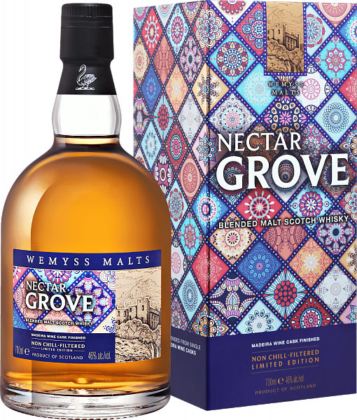 Wemyss Malts Nectar Grove Madeira Wine Cask Finished Blended Malt Scotch Whisky (gift box), 0.7л