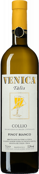Вино Talis Pinot Bianco Collio DOC Venica & Venica, 0.75 л