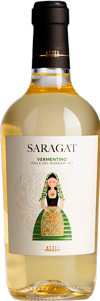 Вино Saragat Vermentino Isola dei Nuraghi IGT Atzei, 0.75 л в Тюмени