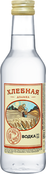Водка Hlebnaya Dolina, 0.25 л