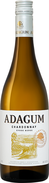 Вино Adagum Chardonnay Kuban’, 0.75 л в Волгограде