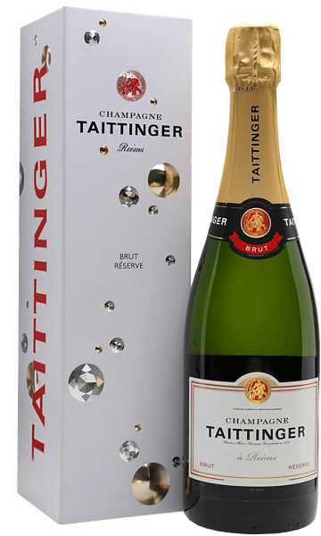Шампанское Taittinger Brut Reserve Champagne AOC (gift box), 0.75 л