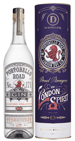 Джин Portobello Road London Dry Gin (gift box), 0.7 л