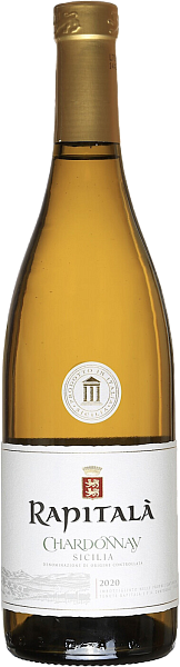 Вино Rapitala Chardonnay Sicilia DOC, 0.75 л