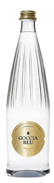 Вода Goccia Blu San Cassiano Fabriano Sparkling Water, 0.75 л