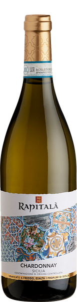 Вино Rapitala Chardonnay Sicilia DOC, 0.75 л
