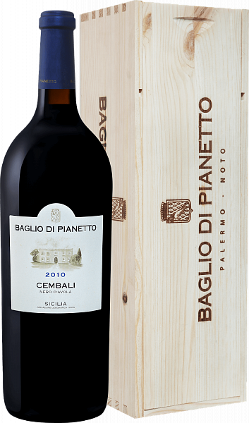 Вино Cembali Sicilia IGT Baglio di Pianetto (gift box), 1.5 л