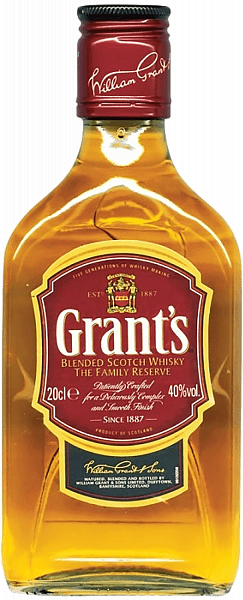 Виски Grant's Family Reserve Blended Scotch Whisky, 0.2 л