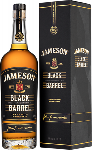 Виски Jameson Black Barrel Blended Irish Whiskey (gift box), 0.7 л